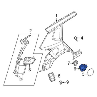 Nissan OE - Rear Fuel Filler Housing
