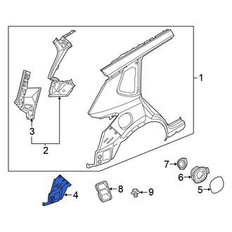 Nissan OE - Rear Left Quarter Panel Extension