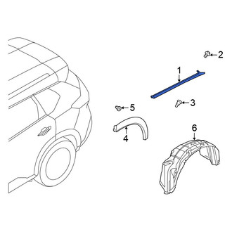 Nissan OE - Rear Left Quarter Panel Reveal Molding