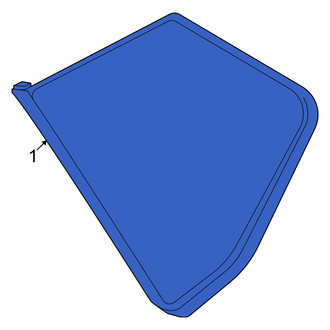 Nissan OE - Rear Left Quarter Glass