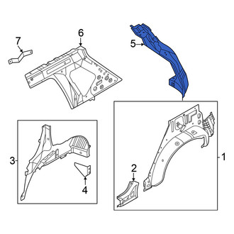 Nissan OE - Left Inner Body D-Pillar