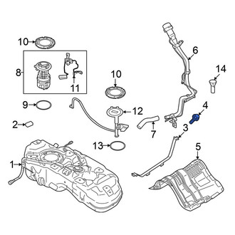 Nissan OE - Fuel Tank Strap Bolt