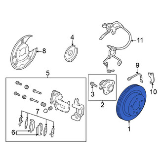 Nissan OE - Rear Disc Brake Rotor