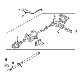 Nissan OE - Rear Differential Vent Hose