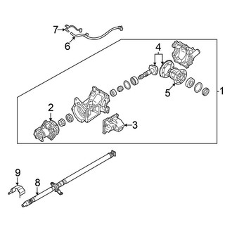 Nissan OE - Rear Suspension - Axle & Differential (AWD)