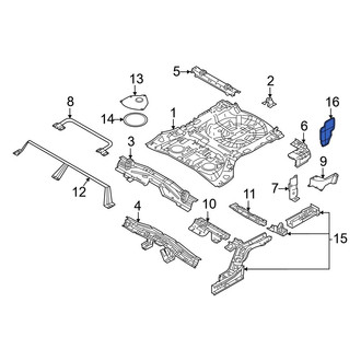 Nissan OE - Rear Rear Body Panel Filler Panel