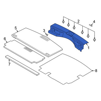 Nissan OE - Rear Liftgate Trim Scuff Plate