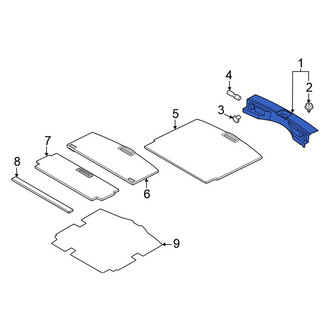 Nissan OE - Rear Liftgate Trim Scuff Plate