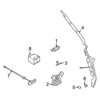 Nissan OE - Lift Gate - Lock & Hardware