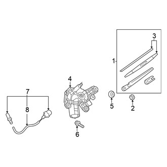 Nissan OE - Lift Gate - Spoiler