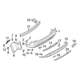 Nissan OE - Rear Right Bumper Cover Bracket