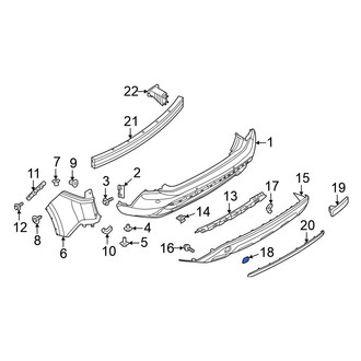 Nissan OE - Rear Tow Eye Cap