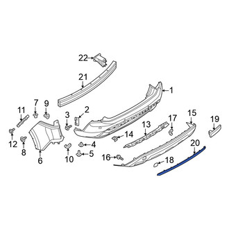 Nissan OE - Rear Bumper Trim