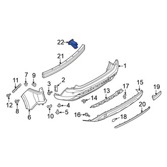 Nissan OE - Rear Right Bumper Impact Bar Bracket