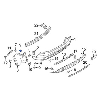 Nissan OE - Bumper Cover Grommet
