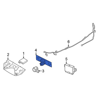 Nissan OE - Front Left Inner Parking Aid Sensor Housing
