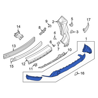 Nissan OE - Rear Lower Bumper Cover