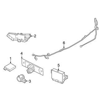 Nissan OE - Rear Bumper - Electrical Components (USA Built), (SL)