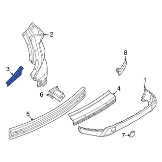 Nissan OE - Rear Right Bumper Cover Bracket