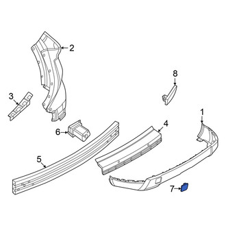 Nissan OE - Rear Tow Eye Cap
