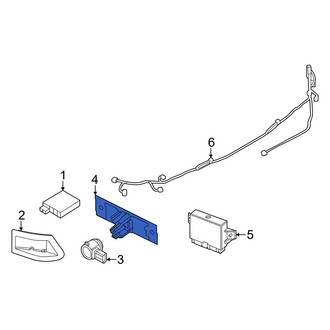 Nissan OE - Rear Left Outer Parking Aid Sensor Housing