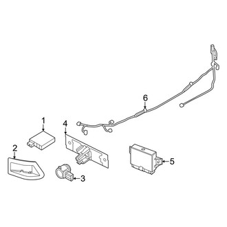 Nissan OE - Rear Bumper - Electrical Components (Japan Built), (SV)