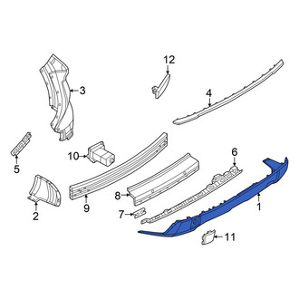 Nissan OE - Rear Lower Bumper Cover