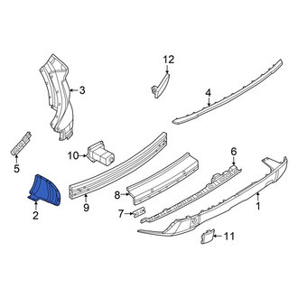 Nissan OE - Rear Center Bumper Trim