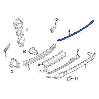 Nissan OE - Rear Center Bumper Trim