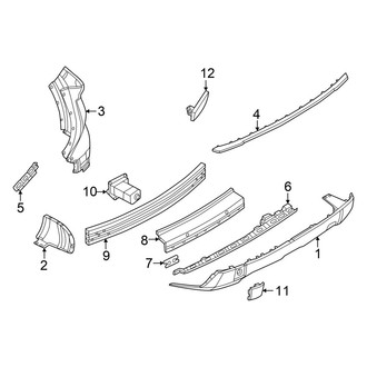 Nissan OE - Rear Bumper - Bumper & Components (Japan Built)