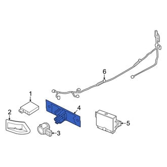 Nissan OE - Rear Right Outer Parking Aid Sensor Housing