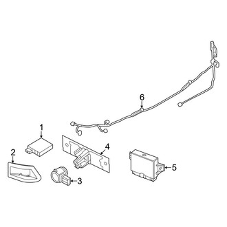 Nissan OE - Rear Bumper - Electrical Components (Japan Built), (Platinum / SL)