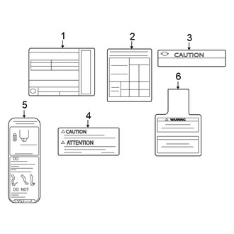 Nissan OE - Information Labels - Labels