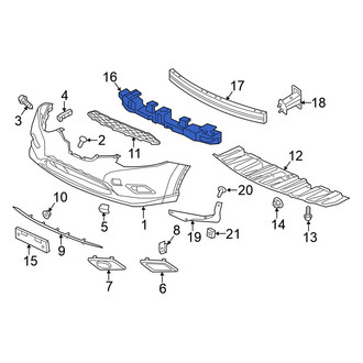 Nissan OE - Front Bumper Impact Absorber