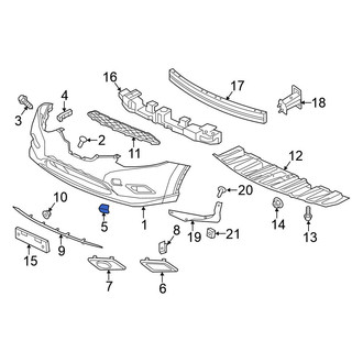 Nissan OE - Front Left Tow Eye Cap