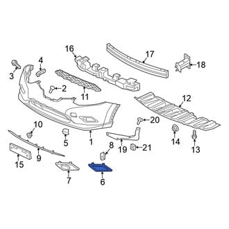 Nissan OE - Front Left Fog Light Trim