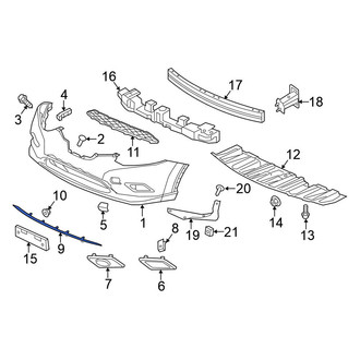 Nissan OE - Front Bumper Trim