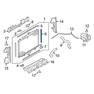 Nissan OE - Radiator Air Seal