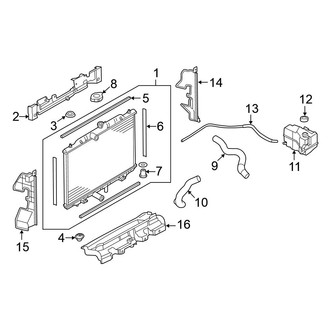 Nissan OE - Cooling - Radiator & Components (2.0L)