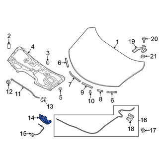 Nissan OE - Front Hood Latch