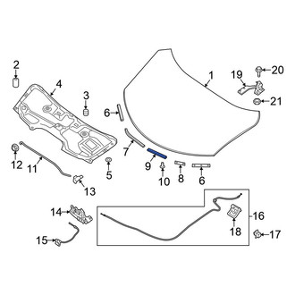 Nissan OE - Hood Seal