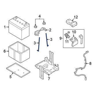 Nissan OE - Battery Hold Down Stud