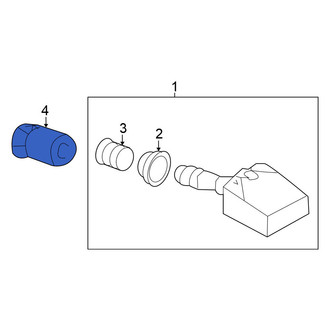 Nissan OE - Tire Pressure Monitoring System (TPMS) Sensor Nut