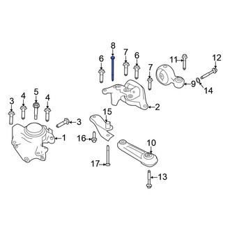 Nissan OE - Engine Mount Bolt
