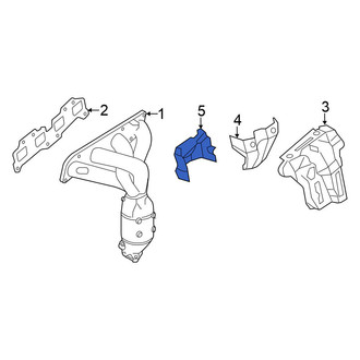 Nissan OE - Rear Lower Exhaust Manifold Heat Shield