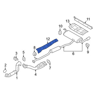 Nissan OE - Front Floor Pan Heat Shield