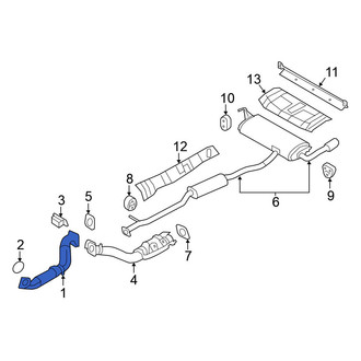 Nissan OE - Front Exhaust Intermediate Pipe