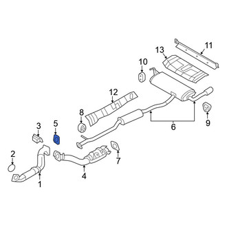 Nissan OE - Rear Right Catalytic Converter Gasket
