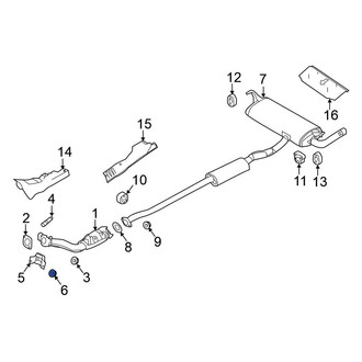 Nissan OE - Exhaust Pipe Nut