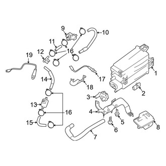 Nissan OE - Emission System - Emission Components (2.0L)